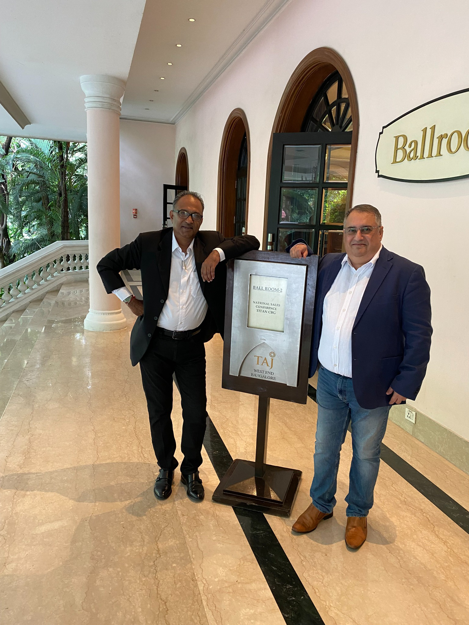 Vineet Trakroo on the conference floor at a national sales conference
